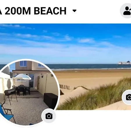 A 200 M Beach Sangatte Buitenkant foto