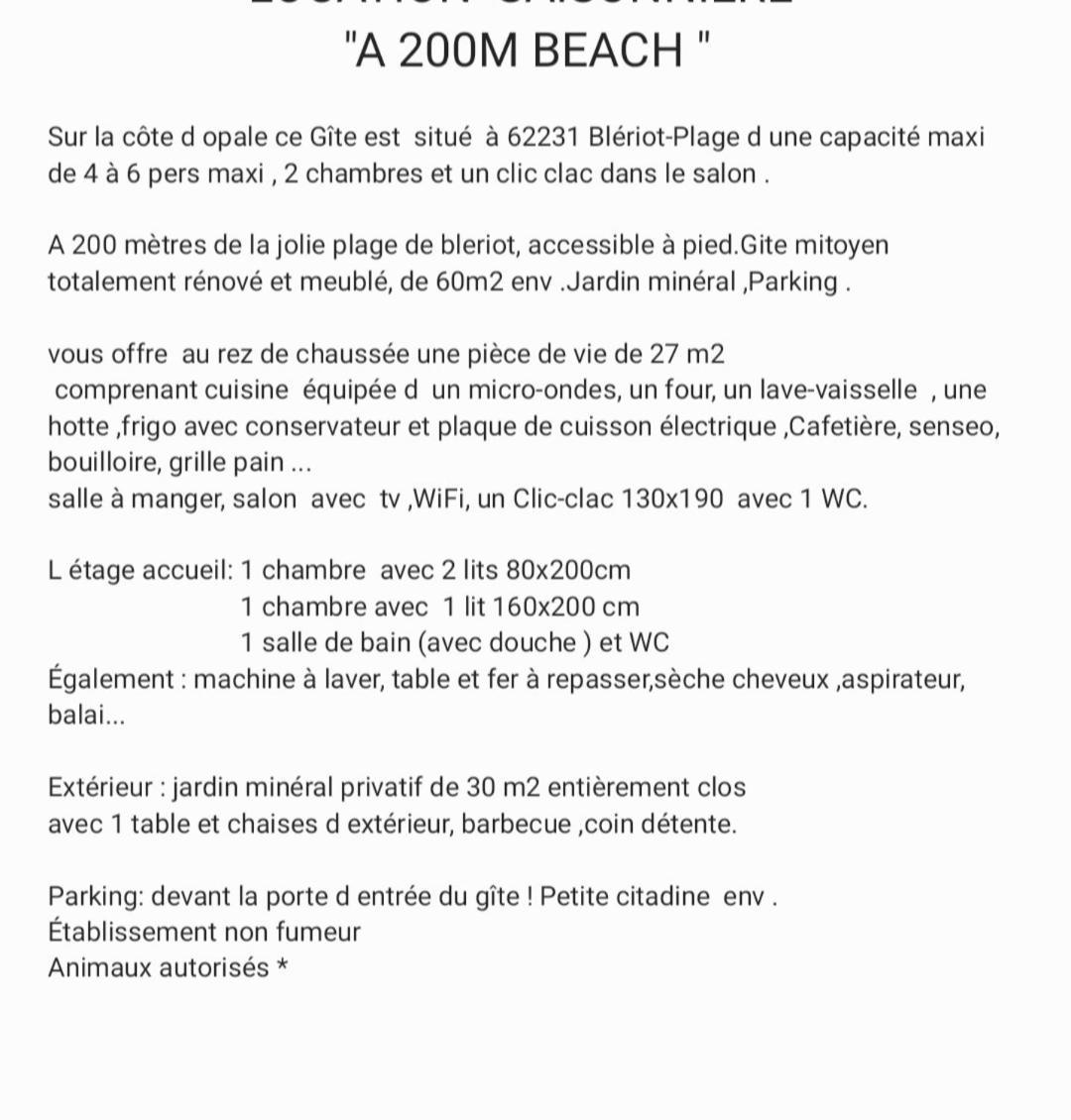 A 200 M Holiday home *